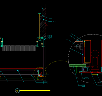 自动扶梯大样详图，自动扶梯cad施工图纸下载