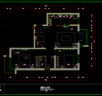 美式家装全套CAD施工图，家装CAD施工图纸下载
