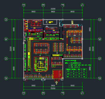精品餐饮店CAD施工图，餐饮店施工图纸下载