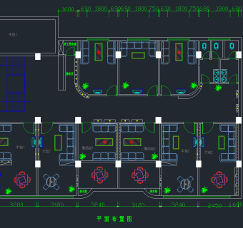 特色咖啡厅CAD施工图，咖啡厅CAD建筑图纸下载
