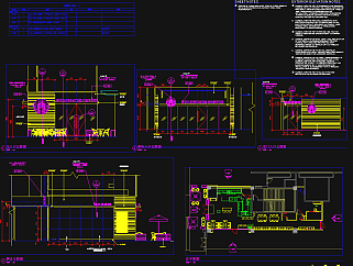 原创餐饮店平面图CAD模块，餐饮店CAD施工图纸下载