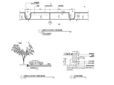 中高端-生态<a href=https://www.yitu.cn/sketchup/tingchechang/index.html target=_blank class=infotextkey><a href=https://www.yitu.cn/su/7668.html target=_blank class=infotextkey>停车场</a></a>(接沥青道路，成品车轮挡)详图五