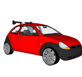 现代汽车免费su模型，现代汽车sketchup模型，汽车su素材下载