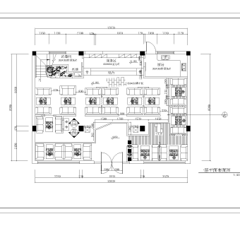  二层阳光咖啡吧装修方案CAD图纸下载