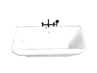 现代<em>浴缸</em>sketchup模型，<em>浴缸</em>草图大师模型下载