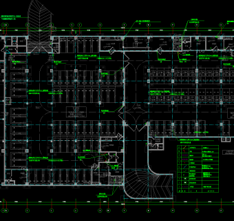 高校综合实训楼电气施工图，实训楼电气CAD施工图纸下载