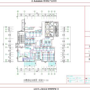 新疆网吧确认布局CAD建筑设计图纸下载