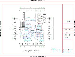 新疆网吧确认布局CAD建筑设计图纸下载