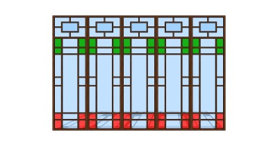 现代窗户草图大师模型，窗户sketchup模型下载