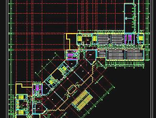 东北某大学十六层综合教学楼建筑方案图CAD图纸