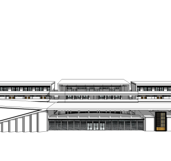 旅馆酒店草图大师模型下载、su酒店模型下载