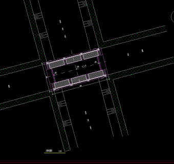 景观桥全套CAD施工图，景观桥CAD建筑图纸下载
