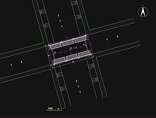 景观桥全套CAD施工图，景观桥CAD建筑图纸下载