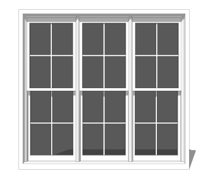 欧式窗草图大师模型,欧式窗SU模型下载