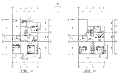 一二层<a href=https://www.yitu.cn/su/7392.html target=_blank class=infotextkey>平面</a>图