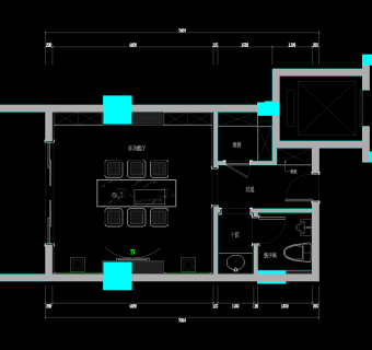 住宅家装CAD施工图，住宅装饰CAD施工图纸下载