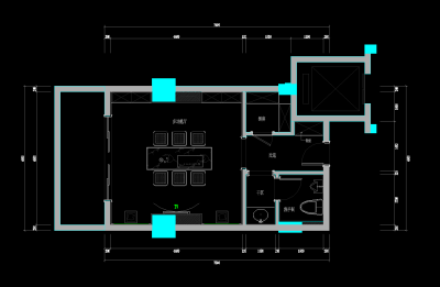 住宅家装CAD施工图，住宅装饰CAD施工图纸下载