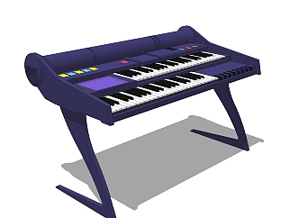 现代<em>儿童钢琴</em>草图大师模型，钢琴su模型下载