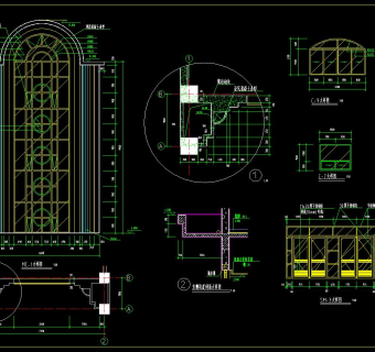  欧式轮胎厂五层办公楼设计图，办公楼CAD建筑工程图纸下载