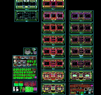 教学楼综合楼电气施工图CAD图纸