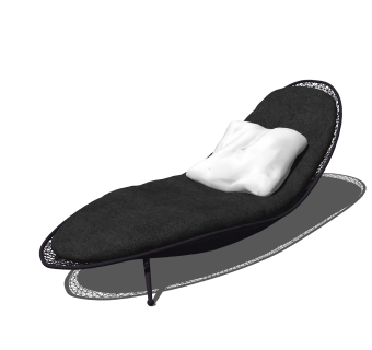 现代单人沙发草图大师模型，单人沙发skb文件下载