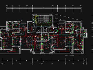 高层住宅楼电气cad全套设计施工图纸，住宅楼电气CAD工程图下载