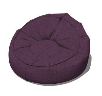 现代懒人沙发SU模型，懒人沙发skb文件下载