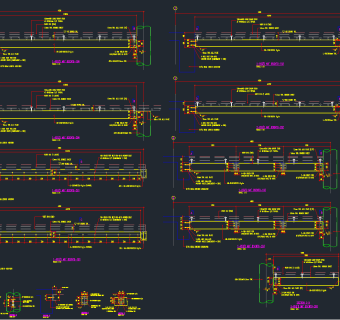 弧形楼梯CAD节点施工图纸，cad建筑工程图纸下载