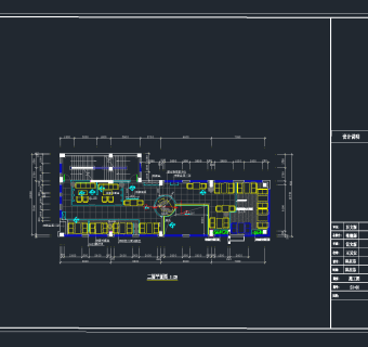  咖啡旗舰店装修，餐饮CAD施工图纸下载
