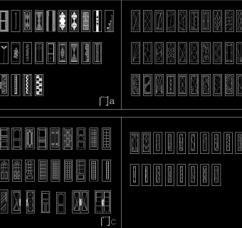 家具软装CAD图库，家具设计CAD方案