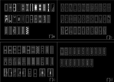 家具软装CAD图库，家具设计CAD方案