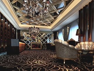 重庆江畔亚朵酒店室内装饰施工图，酒店cad设计图纸下载
