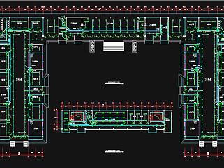 某框架结构超市建筑电气设计方案CAD图纸，超市建筑电气CAD施工图下载