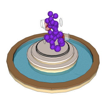 景观水景雕塑草图大师模型，水景雕塑sketchup模型下载