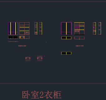 原创现代极简轻奢全屋定制CAD图库，全屋定制CAD图纸下载