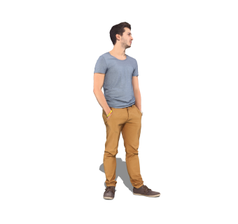 超逼真的3D人物su模型，男人草图大师模型下载