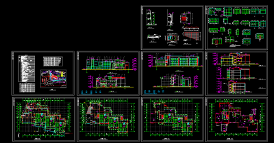 整套幼儿园CAD建筑图，幼儿园CAD图纸下载