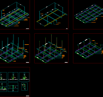 常见CAD铝单板吊顶节点大样图，cad建筑施工图纸下载