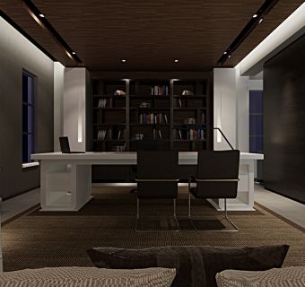 精典创意办公空间CAD施工图，办公室CAD图纸下载