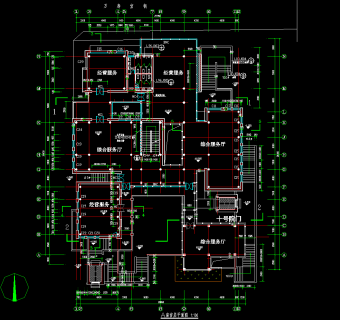 古代寺庙建筑施工图，寺庙CAD建筑图纸下载