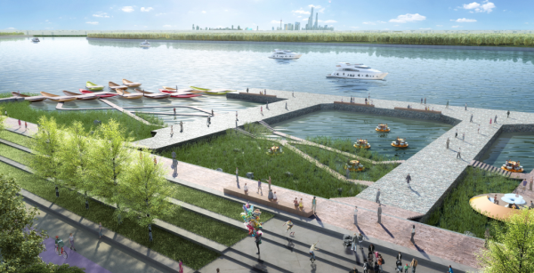 “海绵城市”自然连通性生态走廊景观设计方案