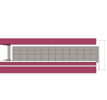 现代简约前台草图大师模型，接待台sketchup模型下载