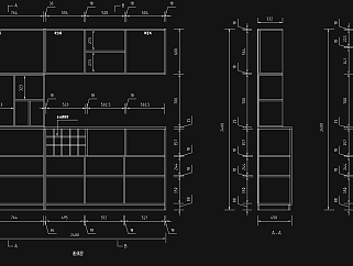 原创全屋定制榻榻米柜类家具CAD施工图，柜类CAD设计图纸下载