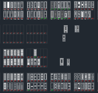 实木门CAD素材，实木门CAD图纸下载