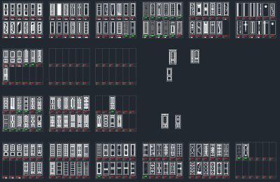 实木门CAD素材，实木门CAD图纸下载