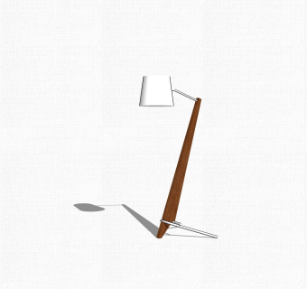 现代台灯草图大师模型，台灯sketchup模型下载