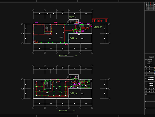 六层商业楼电气施工图，电气CAD施工图纸下载