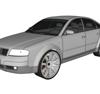 现代汽车免费su模型，现代汽车sketchup模型，汽车草图大师素材下载