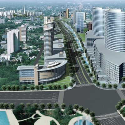 道路节点<a href=https://www.yitu.cn/su/7929.html target=_blank class=infotextkey>鸟瞰图</a> 