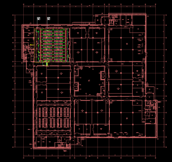 上海某银行数据中心机房全套电气施工图纸，机房电气CAD施工图纸下载